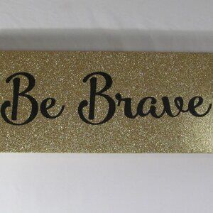 Set Of 4 Disney's Beauty and the Beast Golden Glitter Stretched Canvas
